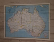 Carta geografica australia usato  Andora