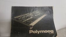 Moog polymoog handbuch gebraucht kaufen  Deutschland