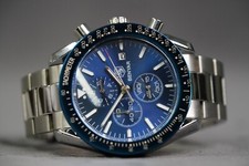 Relógio de pulso analógico Benyar BY-5140M pulseira de metal tom prata azul 45mm quartzo comprar usado  Enviando para Brazil