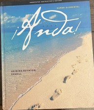 Spanish textbook anda for sale  Stevenson Ranch