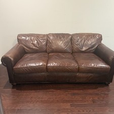 Lancaster leather sofa for sale  Cary