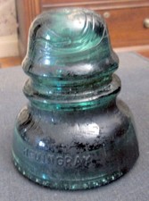 Hemingray number glass for sale  Milford