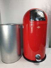 KOSZ na śmieci STAL nierdzewna WESCO 40 l czerwony, używany na sprzedaż  PL