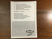 Rover lawnmower owners for sale  READING