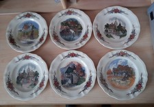 Lot assiettes dessert d'occasion  Maintenon