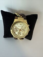 Relógio feminino Michael Kors MK4222 tartaruga e corrente de ouro SH150 comprar usado  Enviando para Brazil