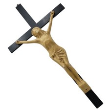 Antico crocifisso cartapesta usato Antico crocifisso cartapesta usato  Asti