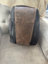 Mochila executiva para laptop Waterfield Pro - Couro balístico e chocolate preto, usado comprar usado  Enviando para Brazil