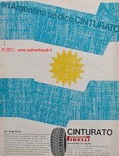 Publicite pneu pirelli d'occasion  Cires-lès-Mello