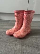 Pink joules wellies for sale  ADDLESTONE