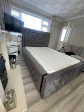 Velvet upholstered high for sale  WINCHESTER