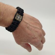 Pulseira Christogram ICXC NIKA prata pura 925 Paracord 550 tamanhos personalizados cores comprar usado  Enviando para Brazil
