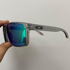 Óculos de sol Oakley Holbrook XL OO9417 masculino lentes esmeralda armação cinza transparente comprar usado  Enviando para Brazil