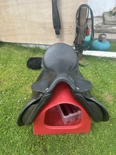 Black saddle 17.5 for sale  ISLE OF ARRAN