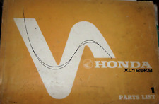 Honda xl125k2 part for sale  ASHFORD