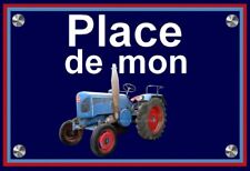 Plaque place tracteur d'occasion  Paris I