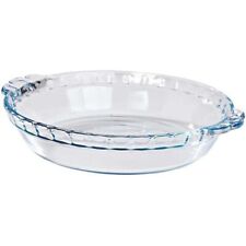 Prato Marinex Pie vidro tom azul forno louça borosilicato transparente 9,5 polegadas comprar usado  Enviando para Brazil