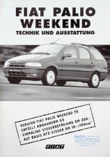292759) Fiat Palio Weekend - tech. Daten & Ausstattungen - Prospekt 01/1998 comprar usado  Enviando para Brazil