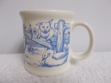 Vtg white blue for sale  Atlanta