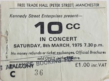 10cc 1975 concert for sale  HYDE