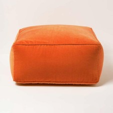 Velvet pouffe cube for sale  CRADLEY HEATH