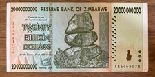 Zimbabwe banknote. billion for sale  READING