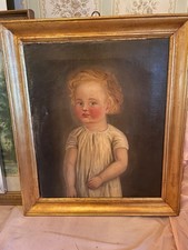 Antico ritratto bambina usato  Piacenza