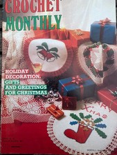 Crochet monthly christmas for sale  RIPLEY