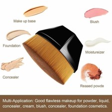 2 peças base pincel de maquiagem topo plano Kabuki hexágono rosto blush líquido pó comprar usado  Enviando para Brazil