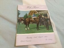 Horse racing card for sale  HUDDERSFIELD