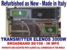 Broadcast Professional Elenos 3000w FM Transmitter Wide Band - 88 108 Mhz  comprar usado Broadcast Professional Elenos 3000w FM Transmitter Wide Band - 88 108 Mhz  comprar usado  Enviando para Brazil