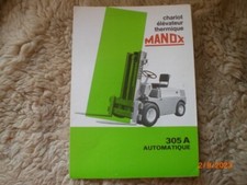 Advertising brochure manox d'occasion  Expédié en Belgium