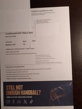 Ticket handball truckscout24 gebraucht kaufen  Stolberg (Rhld.)