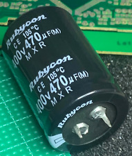 Rubycon 470uf 400v usato  Roma