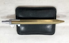 MESSÓGRAFO de latão vintage Vernier/caliper/pneu medidor de piso com caneta esferográfica ALEMANHA, usado comprar usado  Enviando para Brazil