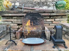 Usado, ANTIGA LAREIRA MECÂNICA FRANCESA SPIT JACK 19º / ROTISSERIE comprar usado  Enviando para Brazil