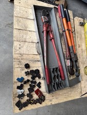 Ferramenta de compressão vintage Thomas & Betts TBM8 e tbm5 com matrizes (atopx5 comprar usado  Enviando para Brazil