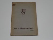 Fiat 522 libretto usato  Villar Focchiardo