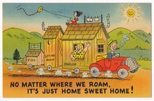 Usado, It's Just Home Sweet Home! Quadrinhos vintage trailer de viagem campista comprar usado  Enviando para Brazil