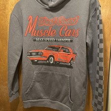 Moletom com capuz West Coast muscle cars infantil idade grande 10/12, usado comprar usado  Enviando para Brazil