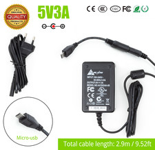 Adattatore alimentazione CC Raspberry Pi 1 2 3 B Micro USB 5V 3A Cavo lungo 2,9m comprar usado  Enviando para Brazil