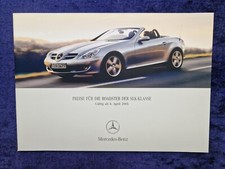 Mercedes slk preisliste gebraucht kaufen  Vechta