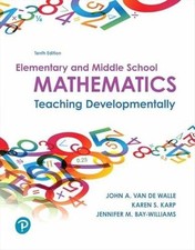 Elementary and Middle School - Paperback, by Van de Walle - Very Good, usado comprar usado  Enviando para Brazil
