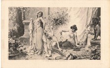 Cpa fantaisie peinture d'occasion  Prades