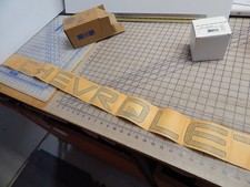 Adesivo para tampa da caçamba Chevrolet S10 1994-2002, dourado/preto, GM 15672011, NOS comprar usado  Enviando para Brazil