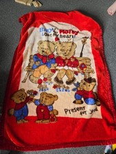 teddy bear blanket for sale  COLCHESTER