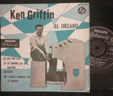 Ken Griffin  ‎– Ken Griffin At The Organ 7" EP comprar usado  Enviando para Brazil