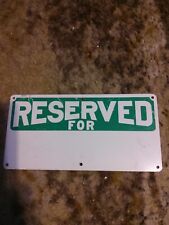 Reserved personalize metal for sale  Mount Olive