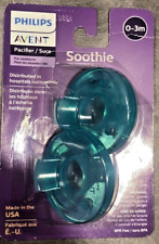 Lote de 2 chupetas AVENT SOOTHIE VERDE 0-3 meses 2 pacotes (total de 4 chupetas), usado comprar usado  Enviando para Brazil