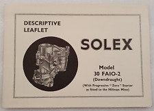 Solex model faio for sale  PRESTON